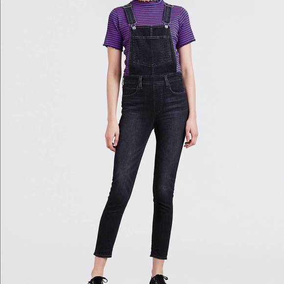 levi's skinny overalls